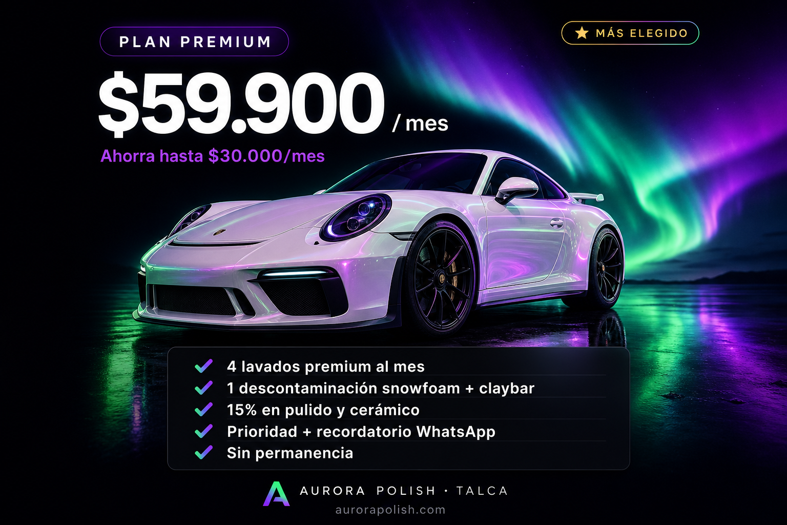 Aurora Club Plan Premium $59.900/mes